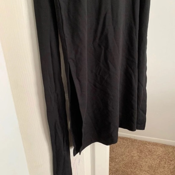 Banana Republic Black Double Split Hem Dress - Picture 6 of 8